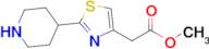 Methyl 2-(2-(piperidin-4-yl)thiazol-4-yl)acetate