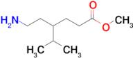 Methyl 6-amino-4-isopropylhexanoate