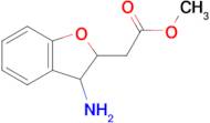 Methyl 2-(3-amino-2,3-dihydrobenzofuran-2-yl)acetate