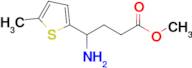 Methyl 4-amino-4-(5-methylthiophen-2-yl)butanoate