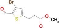 Methyl 3-(4-bromo-5-formylthiophen-2-yl)propanoate