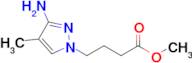 Methyl 4-(3-amino-4-methyl-1h-pyrazol-1-yl)butanoate