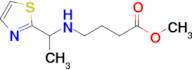 Methyl 4-((1-(thiazol-2-yl)ethyl)amino)butanoate