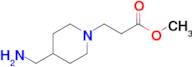 Methyl 3-(4-(aminomethyl)piperidin-1-yl)propanoate