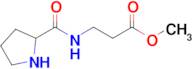 Methyl 3-(pyrrolidine-2-carboxamido)propanoate