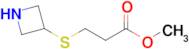 Methyl 3-(azetidin-3-ylthio)propanoate