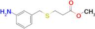 Methyl 3-((3-aminobenzyl)thio)propanoate