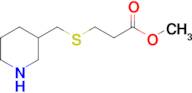 Methyl 3-((piperidin-3-ylmethyl)thio)propanoate