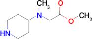 Methyl n-methyl-n-(piperidin-4-yl)glycinate