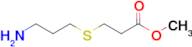 Methyl 3-((3-aminopropyl)thio)propanoate