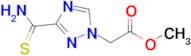 Methyl 2-(3-carbamothioyl-1h-1,2,4-triazol-1-yl)acetate