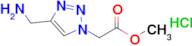 Methyl 2-(4-(aminomethyl)-1h-1,2,3-triazol-1-yl)acetate hydrochloride