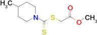 Methyl 2-((4-methylpiperidine-1-carbonothioyl)thio)acetate