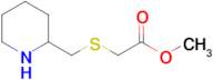 Methyl 2-((piperidin-2-ylmethyl)thio)acetate