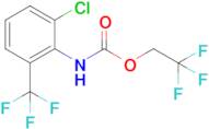 2,2,2-Trifluoroethyl (2-chloro-6-(trifluoromethyl)phenyl)carbamate