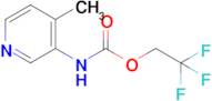 2,2,2-Trifluoroethyl (4-methylpyridin-3-yl)carbamate