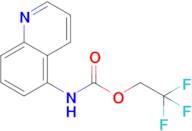 2,2,2-Trifluoroethyl quinolin-5-ylcarbamate