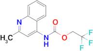 2,2,2-Trifluoroethyl (2-methylquinolin-4-yl)carbamate