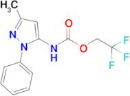 2,2,2-Trifluoroethyl (3-methyl-1-phenyl-1h-pyrazol-5-yl)carbamate