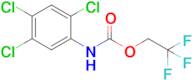 2,2,2-Trifluoroethyl (2,4,5-trichlorophenyl)carbamate