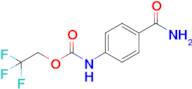 2,2,2-Trifluoroethyl (4-carbamoylphenyl)carbamate