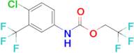 2,2,2-Trifluoroethyl (4-chloro-3-(trifluoromethyl)phenyl)carbamate