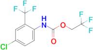 2,2,2-Trifluoroethyl (4-chloro-2-(trifluoromethyl)phenyl)carbamate