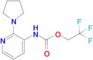 2,2,2-Trifluoroethyl (2-(pyrrolidin-1-yl)pyridin-3-yl)carbamate