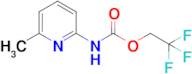 2,2,2-Trifluoroethyl (6-methylpyridin-2-yl)carbamate