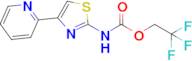 2,2,2-Trifluoroethyl (4-(pyridin-2-yl)thiazol-2-yl)carbamate