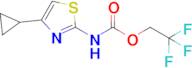 2,2,2-Trifluoroethyl (4-cyclopropylthiazol-2-yl)carbamate