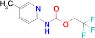 2,2,2-Trifluoroethyl (5-methylpyridin-2-yl)carbamate