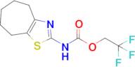 2,2,2-Trifluoroethyl (5,6,7,8-tetrahydro-4h-cyclohepta[d]thiazol-2-yl)carbamate