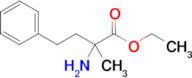 Ethyl 2-amino-2-methyl-4-phenylbutanoate