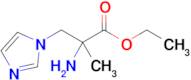 Ethyl 2-amino-3-(1h-imidazol-1-yl)-2-methylpropanoate