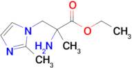 Ethyl 2-amino-2-methyl-3-(2-methyl-1h-imidazol-1-yl)propanoate