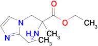 Ethyl 2-amino-3-(2-ethyl-1h-imidazol-1-yl)-2-methylpropanoate