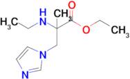 Ethyl 2-(ethylamino)-3-(1h-imidazol-1-yl)-2-methylpropanoate