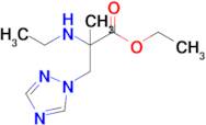 Ethyl 2-(ethylamino)-2-methyl-3-(1h-1,2,4-triazol-1-yl)propanoate