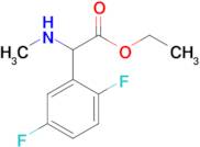 Ethyl 2-(2,5-difluorophenyl)-2-(methylamino)acetate