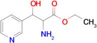 Ethyl 2-amino-3-hydroxy-3-(pyridin-3-yl)propanoate