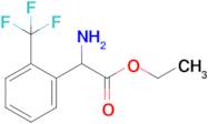 Ethyl 2-amino-2-(2-(trifluoromethyl)phenyl)acetate