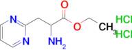 Ethyl 2-amino-3-(pyrimidin-2-yl)propanoate dihydrochloride