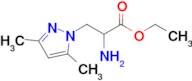 Ethyl 2-amino-3-(3,5-dimethyl-1h-pyrazol-1-yl)propanoate