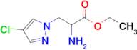 Ethyl 2-amino-3-(4-chloro-1h-pyrazol-1-yl)propanoate