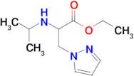 Ethyl 2-(isopropylamino)-3-(1h-pyrazol-1-yl)propanoate