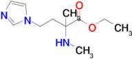 Ethyl 4-(1h-imidazol-1-yl)-2-methyl-2-(methylamino)butanoate