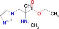 Ethyl 3-(1h-imidazol-1-yl)-2-methyl-2-(methylamino)propanoate