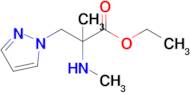 Ethyl 2-methyl-2-(methylamino)-3-(1h-pyrazol-1-yl)propanoate