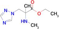 Ethyl 2-methyl-2-(methylamino)-3-(1h-1,2,4-triazol-1-yl)propanoate